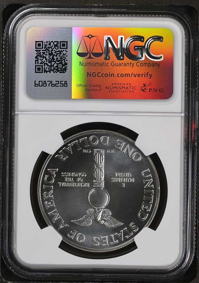 1989 D CONGRESS BICENTENNIAL S$1 MS | Coin Explorer | NGC