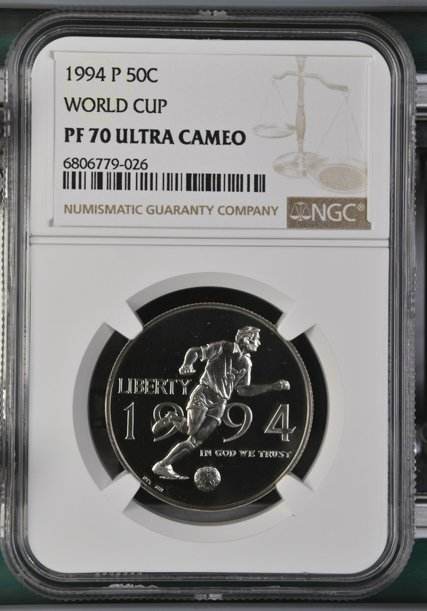 1994 P WORLD CUP 50C PF | Coin Explorer | NGC