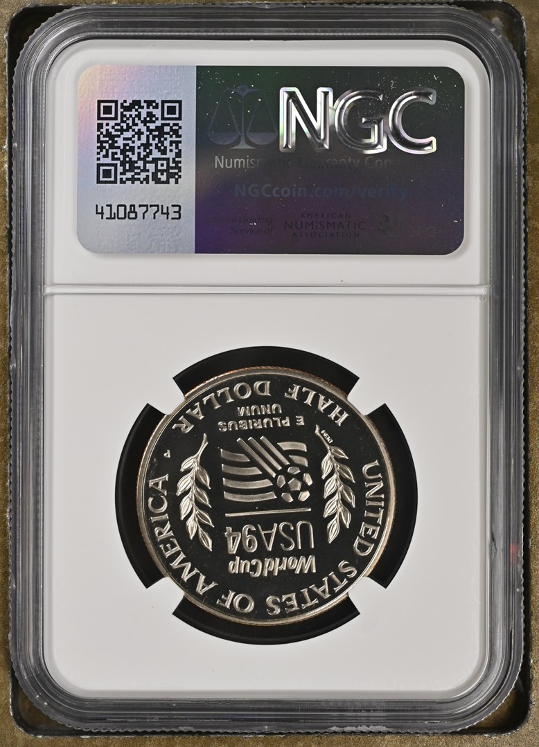 1994 P WORLD CUP 50C PF | Coin Explorer | NGC