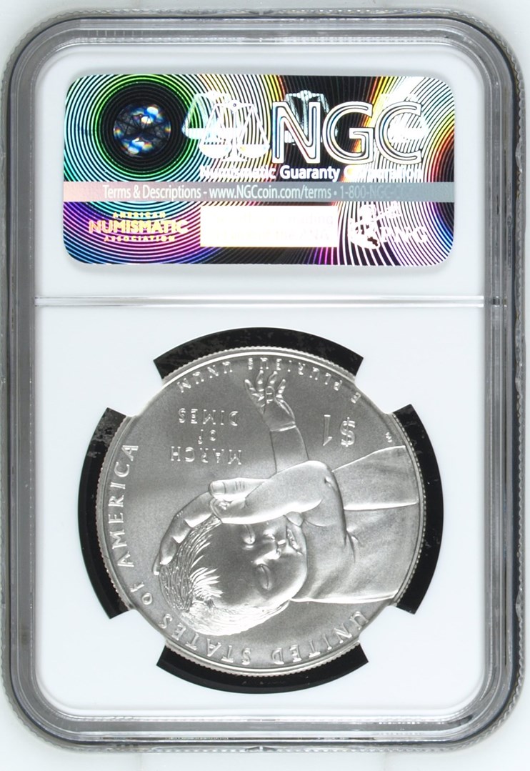 2015 P MARCH OF DIMES S$1 MS | Coin Explorer | NGC