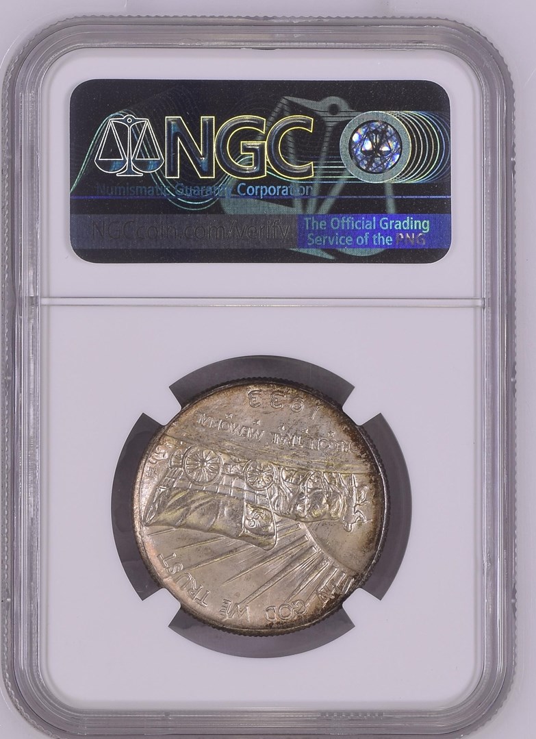 1933 D OREGON TRAIL 50C MS | Coin Explorer | NGC