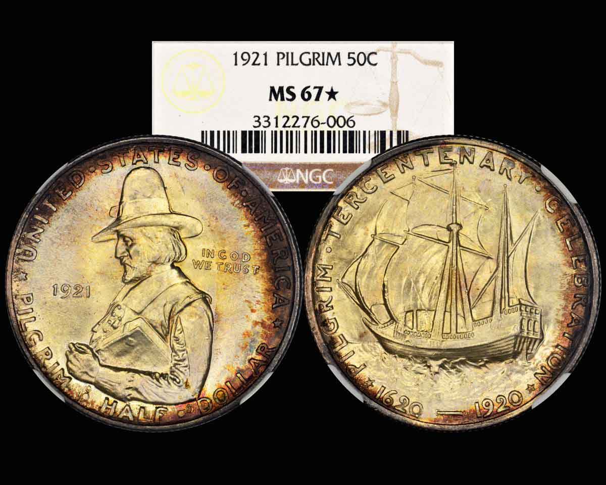 1921 PILGRIM 50C MS | Coin Explorer | NGC