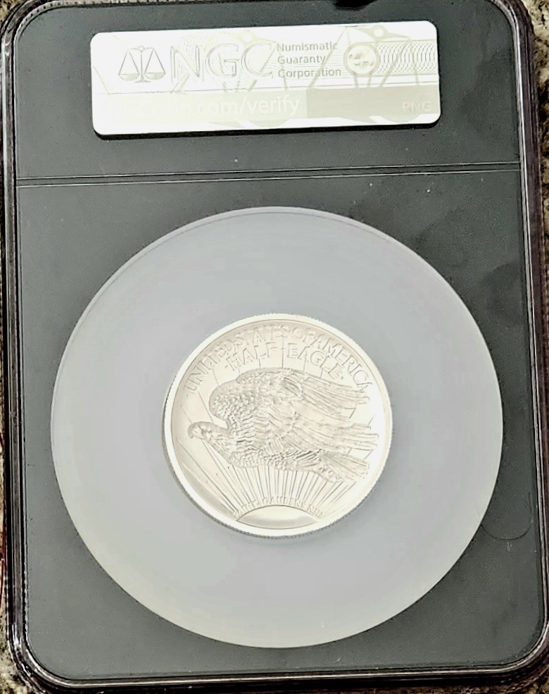 2022 Silver Saint-Gaudens' Half Eagle 5oz SP | Coin Explorer | NGC