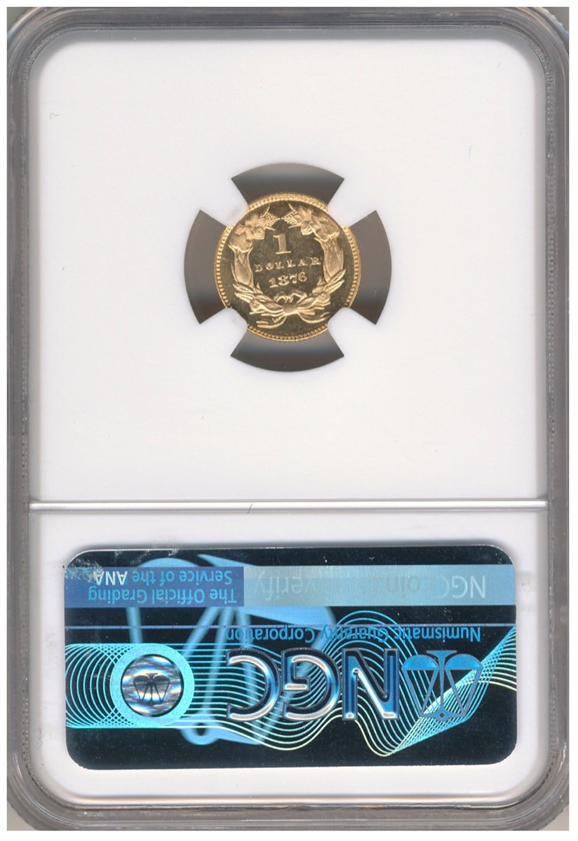 1876 G$1 MS | Coin Explorer | NGC