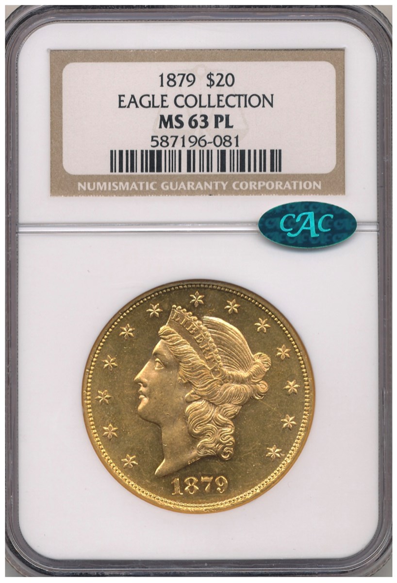 1879 $20 MS | Coin Explorer | NGC