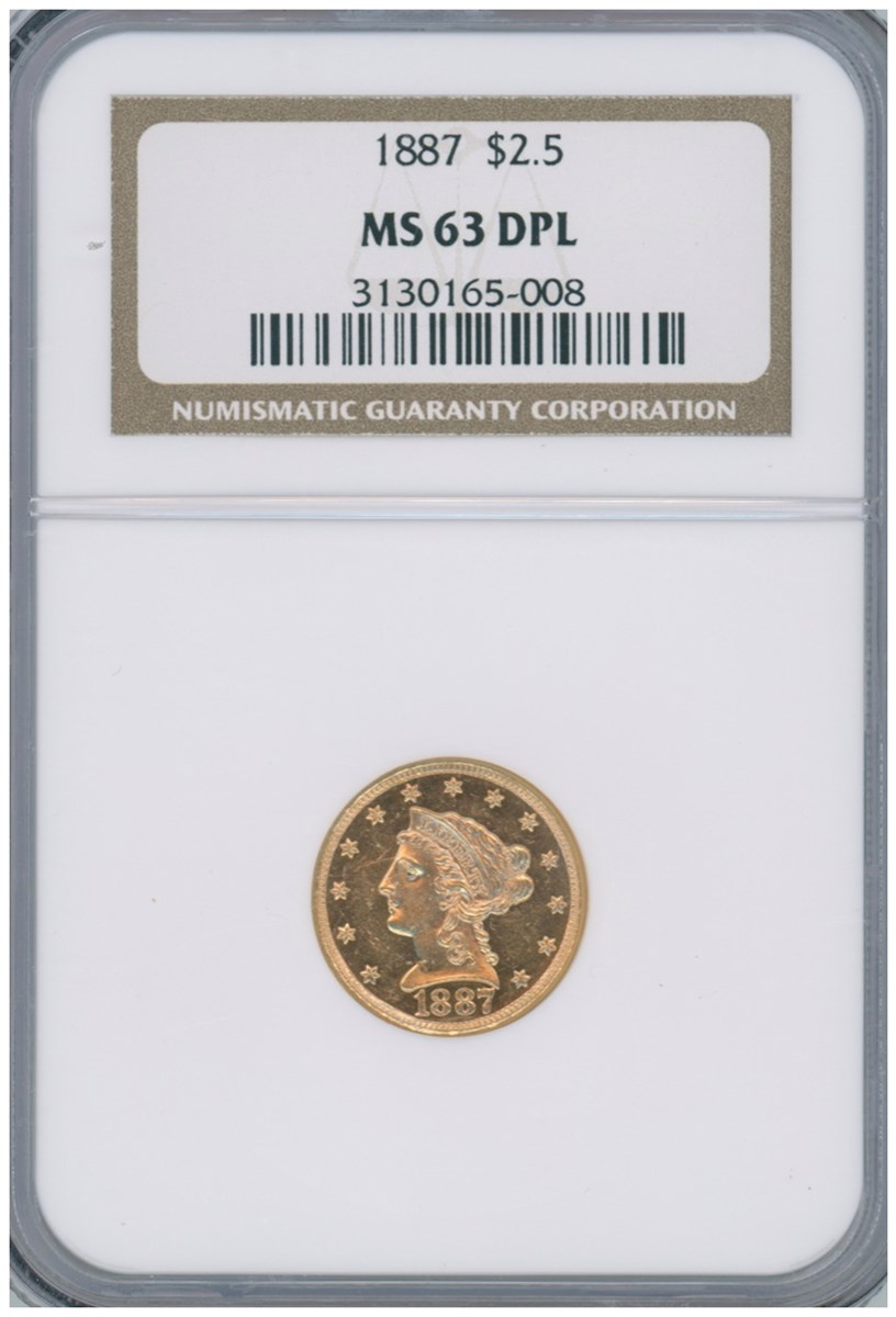 1887 $2.5 MS | Coin Explorer | NGC