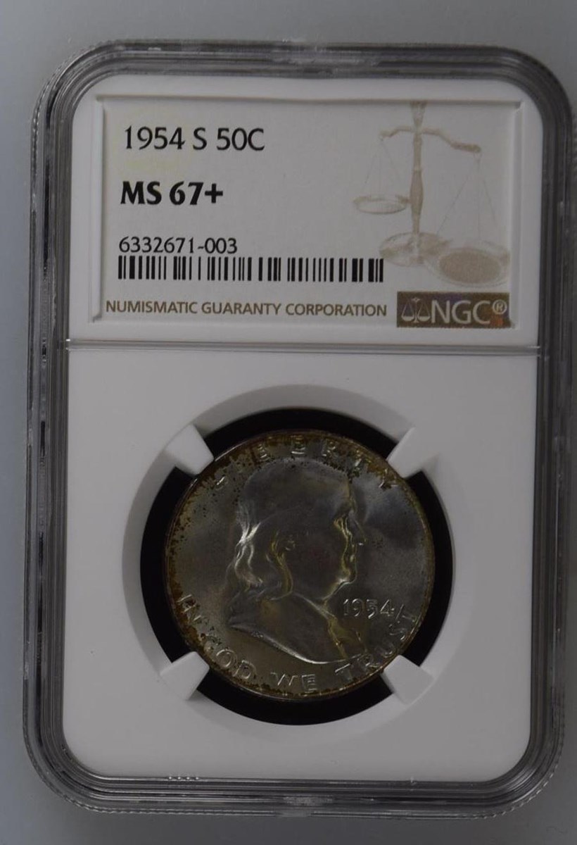 1954 S 50C MS | Coin Explorer | NGC