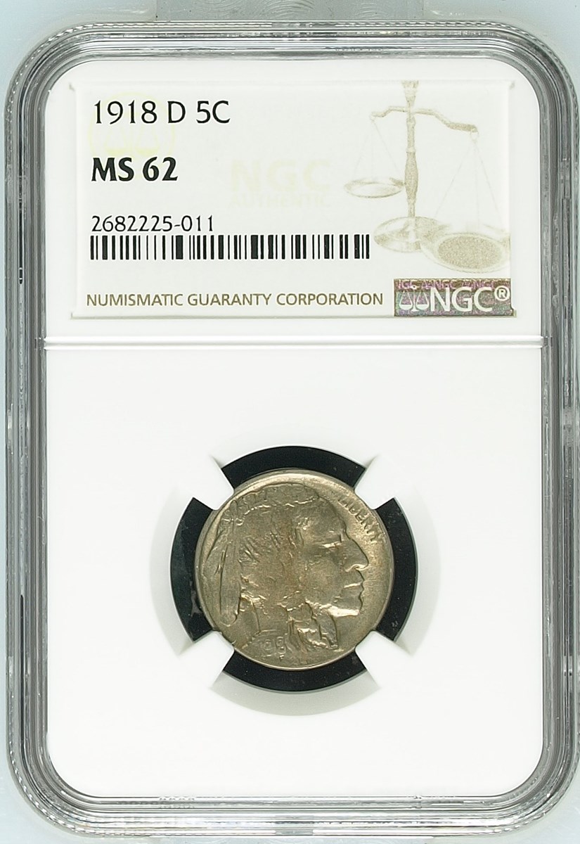 1918 D 5C MS | Coin Explorer | NGC
