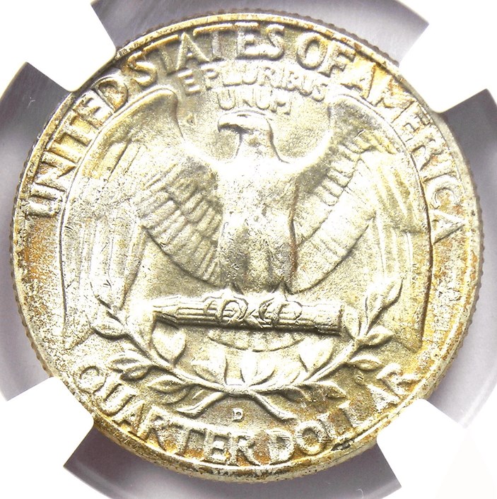 1960 Washington Quarter FDC Non Circolata Zecca Stato 90% Argento