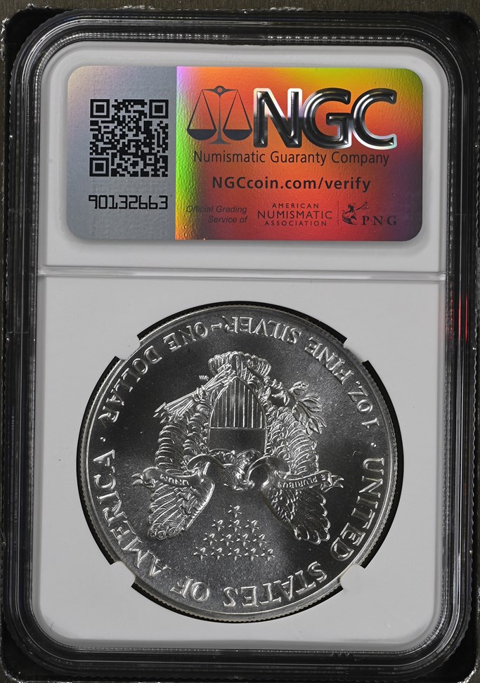 1989 EAGLE S$1 MS | Coin Explorer | NGC