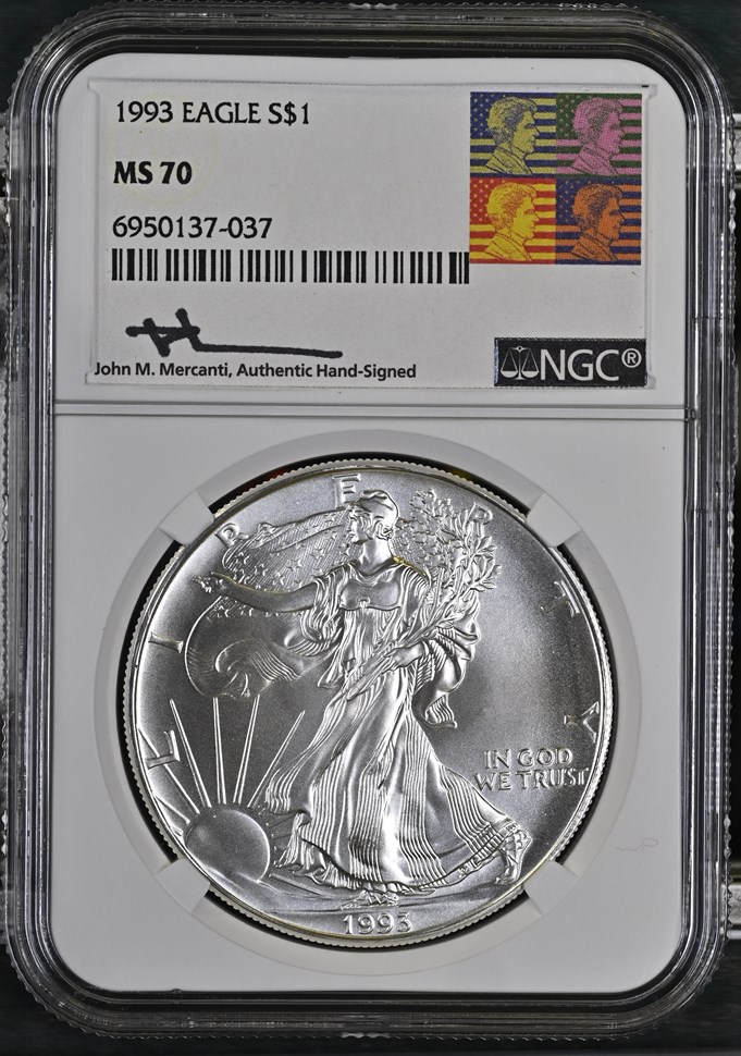 1993 EAGLE S$1 MS | Coin Explorer | NGC