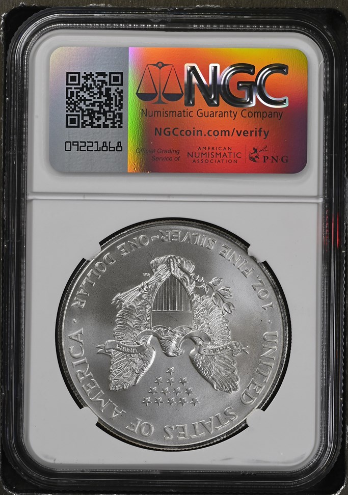 1996 EAGLE S$1 MS | Coin Explorer | NGC