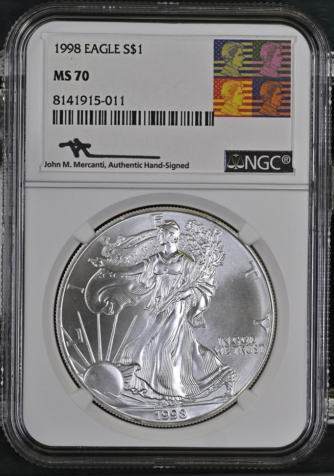 1998 EAGLE S$1 MS | Coin Explorer | NGC