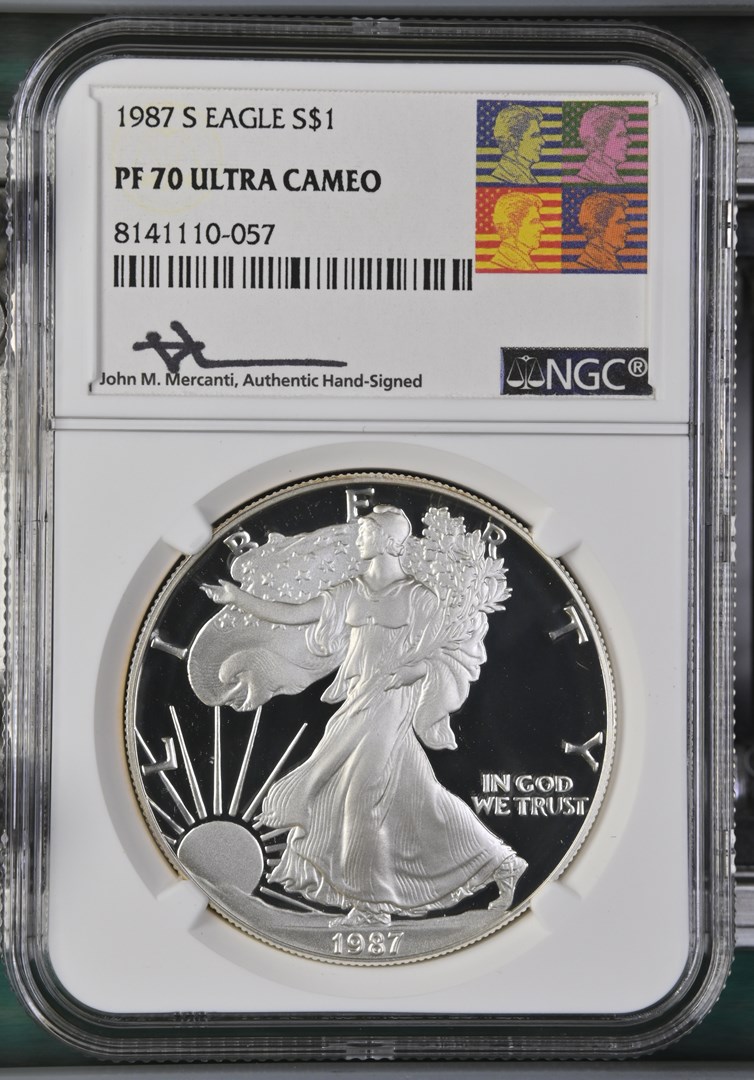 1987 S EAGLE S$1 PF | Coin Explorer | NGC