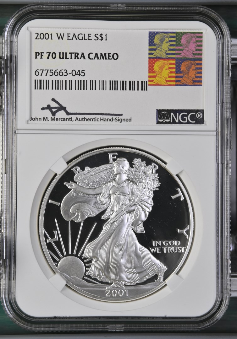 2001 W EAGLE S$1 PF | Coin Explorer | NGC