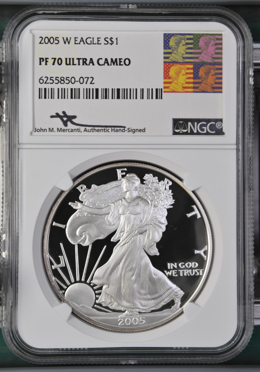 2005 W EAGLE S$1 PF | Coin Explorer | NGC