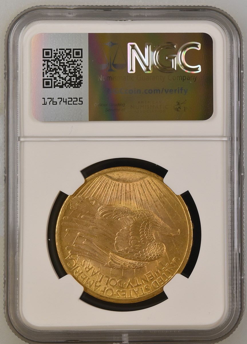 1907 SAINT GAUDENS $20 MS | Coin Explorer | NGC