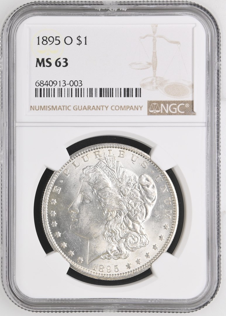 1895 O $1 MS | Coin Explorer | NGC