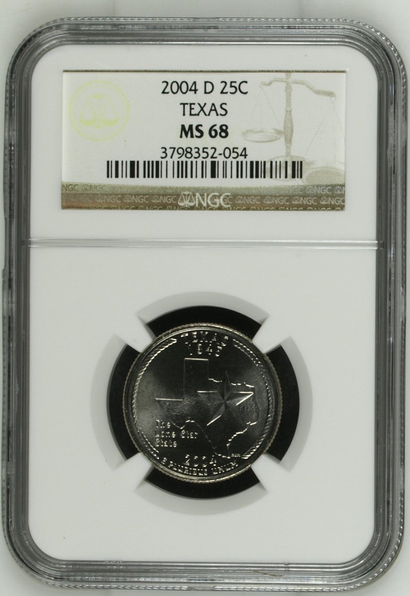 2004 D TEXAS 25C MS | Coin Explorer | NGC