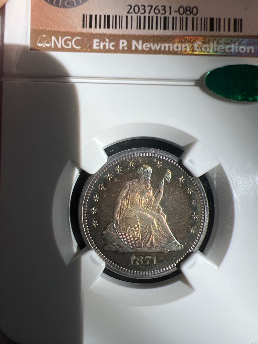 1871 25C PF | Coin Explorer | NGC