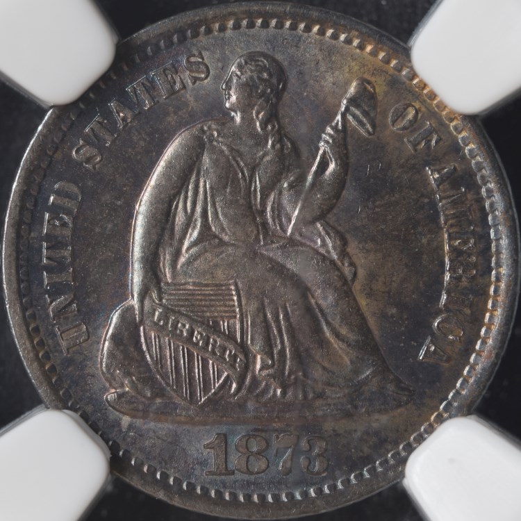 1873 S H10C MS | Coin Explorer | NGC
