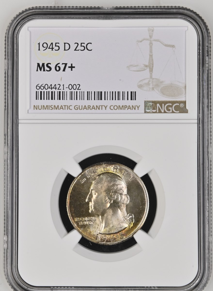 1945 D 25C MS | Coin Explorer | NGC