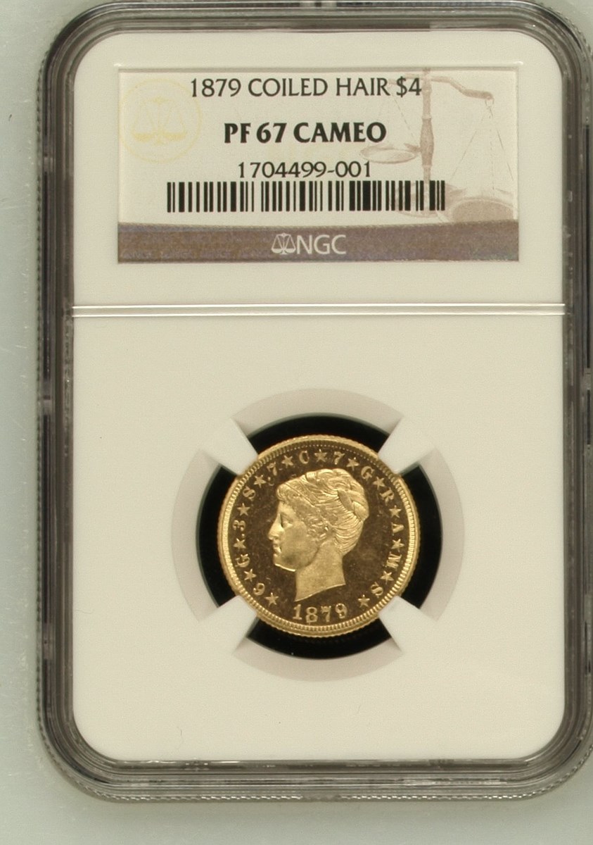 1879 COILED HAIR $4 PF | Coin Explorer | NGC