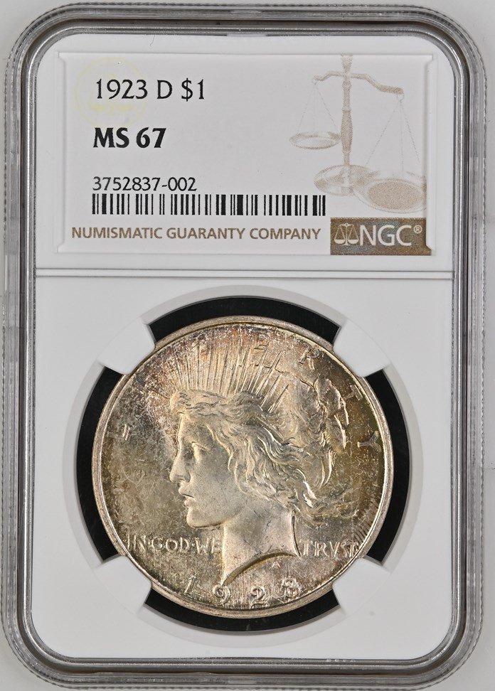 1923 D $1 MS | Coin Explorer | NGC