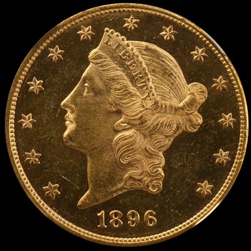 1896 S $20 MS | Coin Explorer | NGC