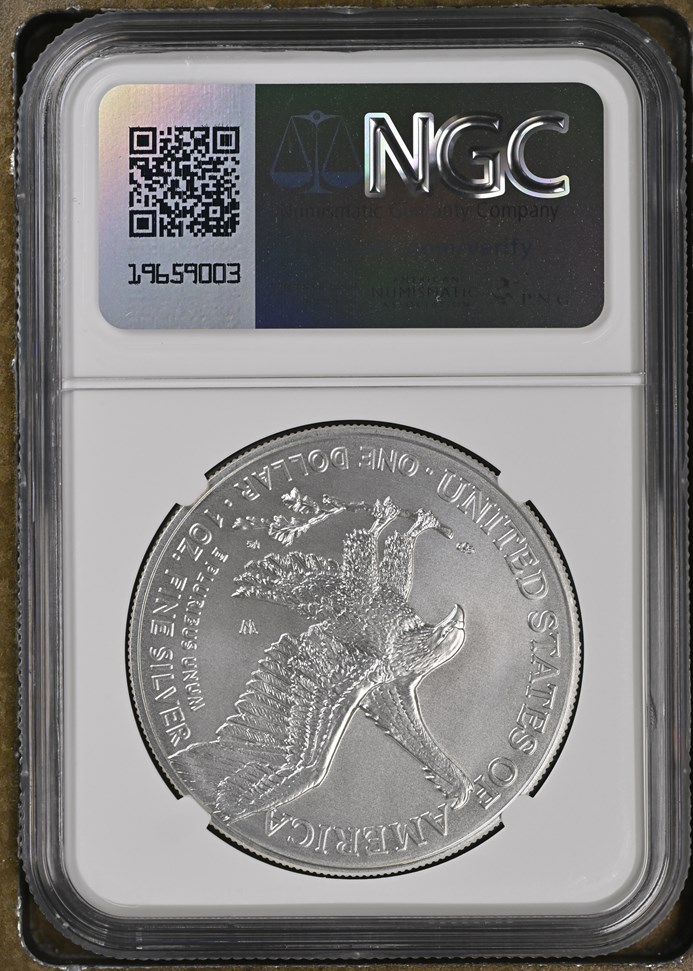 2024 W Eagle S$1 MS | Coin Explorer | NGC