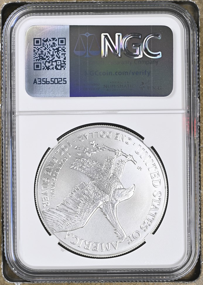 2025年 アメリカ シルバーイーグル Privy NGC 【初期5万枚限定】② 2025年 アメリカ シルバーイーグル Privy NGC 【初期5万枚限定】 2025