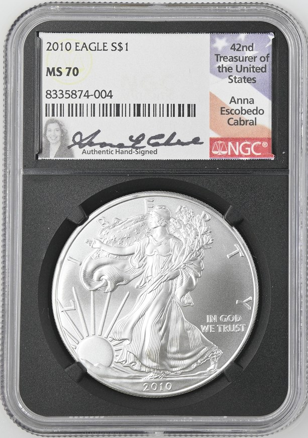 2010 EAGLE S$1 MS | Coin Explorer | NGC