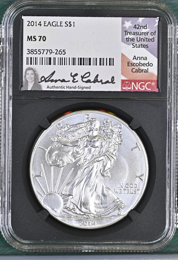 2014 EAGLE S$1 MS | Coin Explorer | NGC