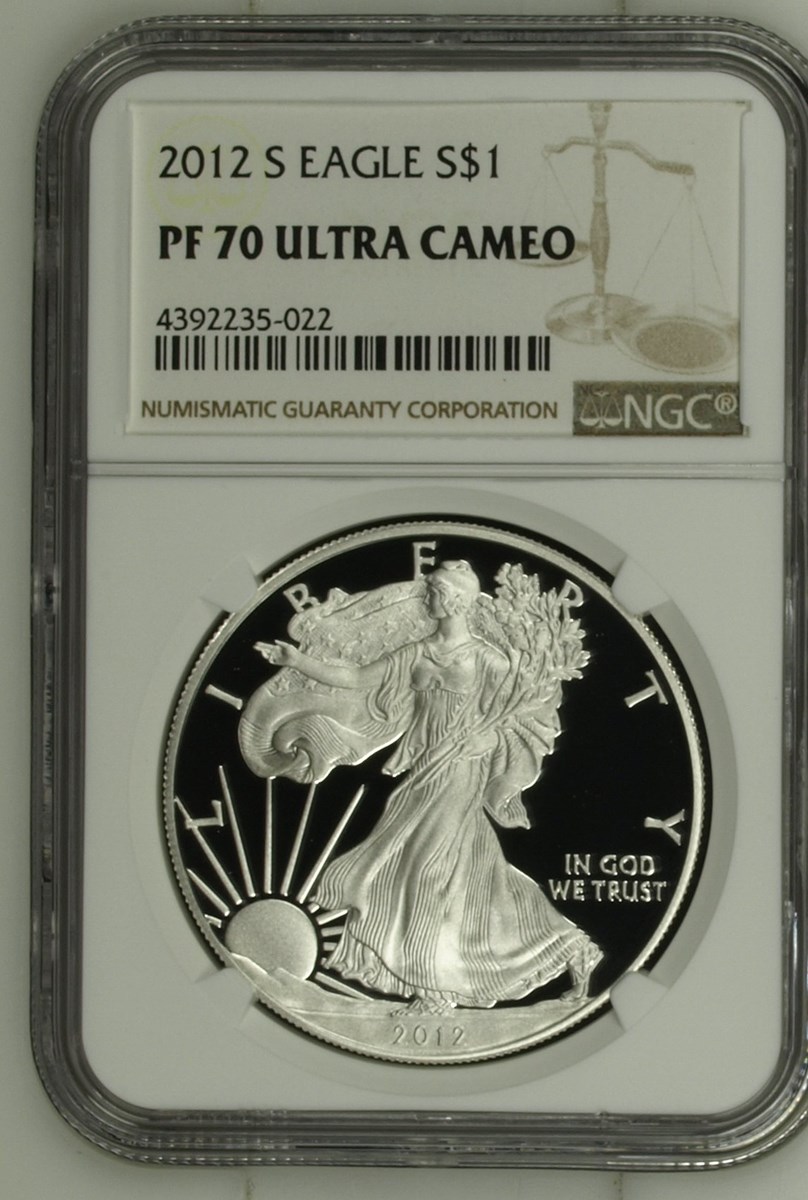 2012 S EAGLE S$1 PF | Coin Explorer | NGC