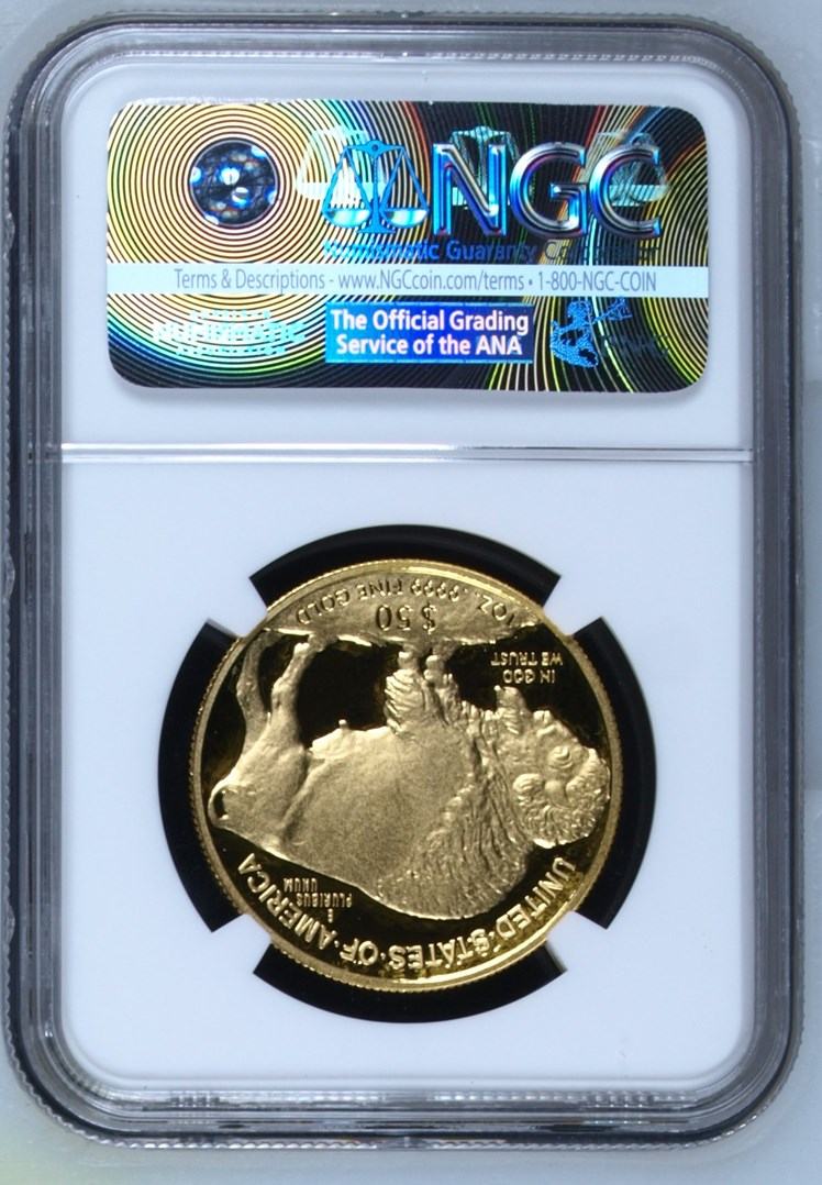 2016 W BUFFALO .9999 FINE G$50 PF | Coin Explorer | NGC