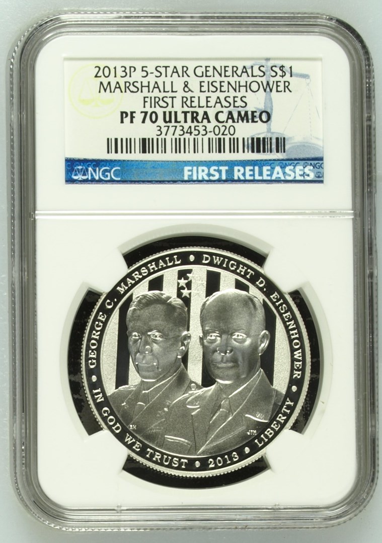 2013 P 5-STAR GENERALS S$1 PF | Coin Explorer | NGC