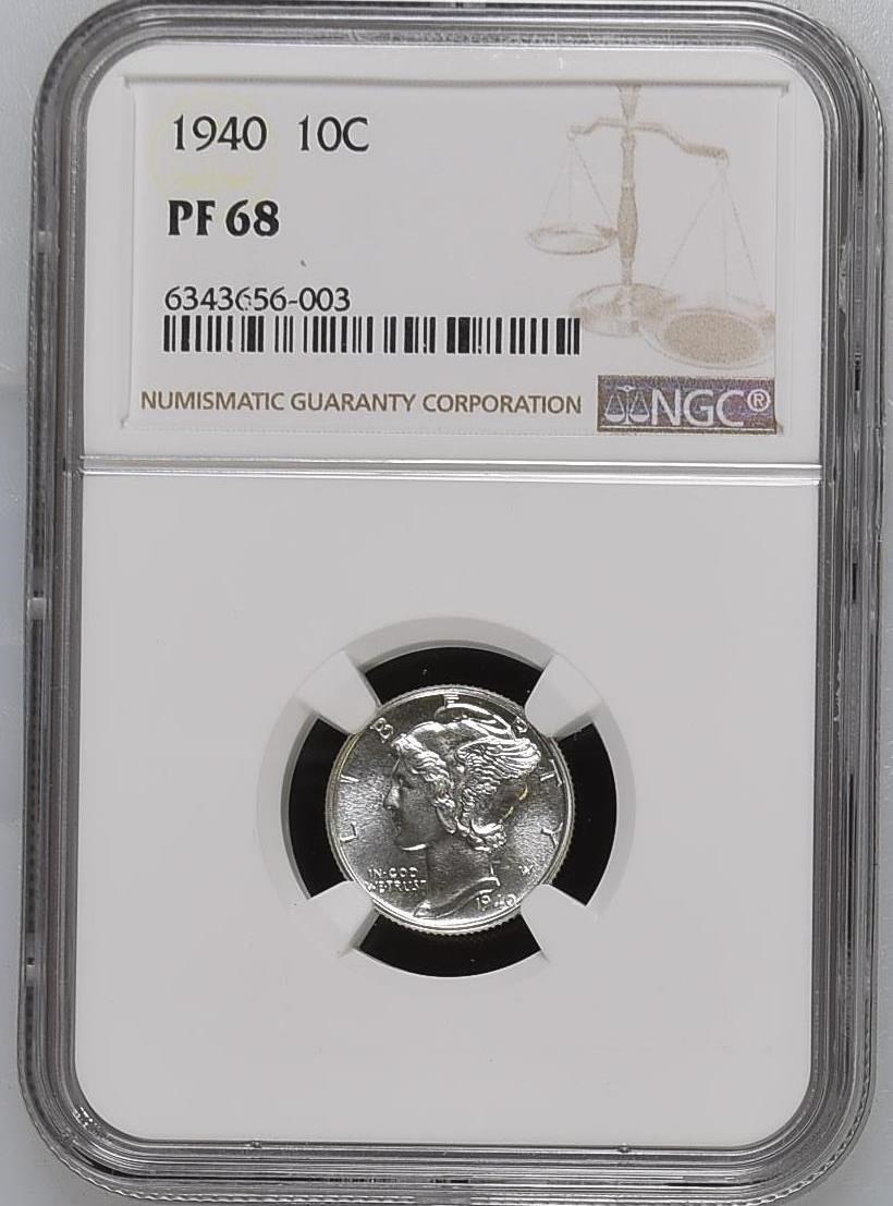 1940 10C PF | Coin Explorer | NGC