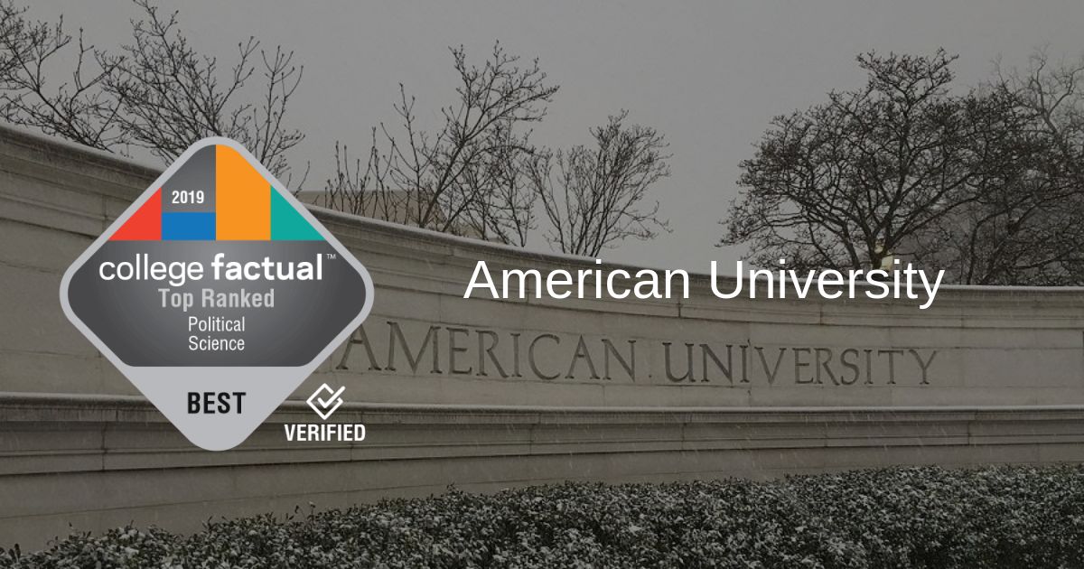 Political Science Program at The American University in Top 50 of