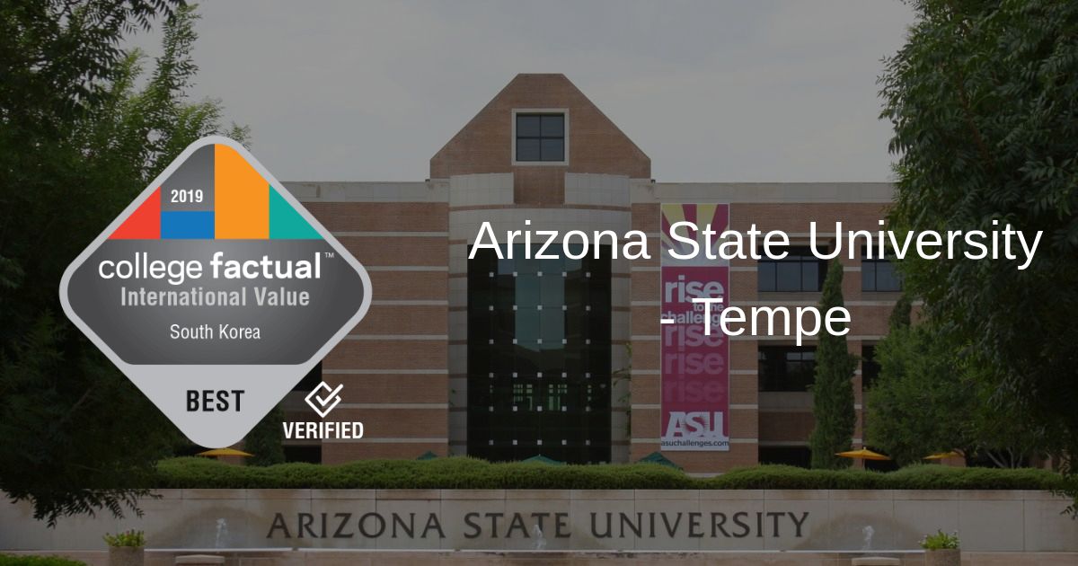 ASU Tempe Is Best College in Arizona for Students from South Korea