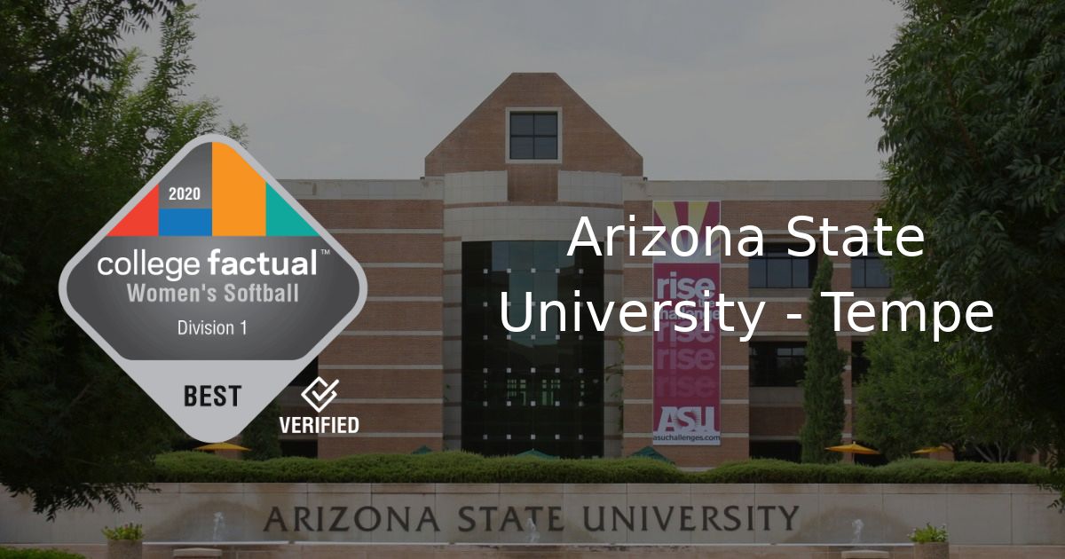 Division I Women's Softball at Arizona State University Tempe Ranks