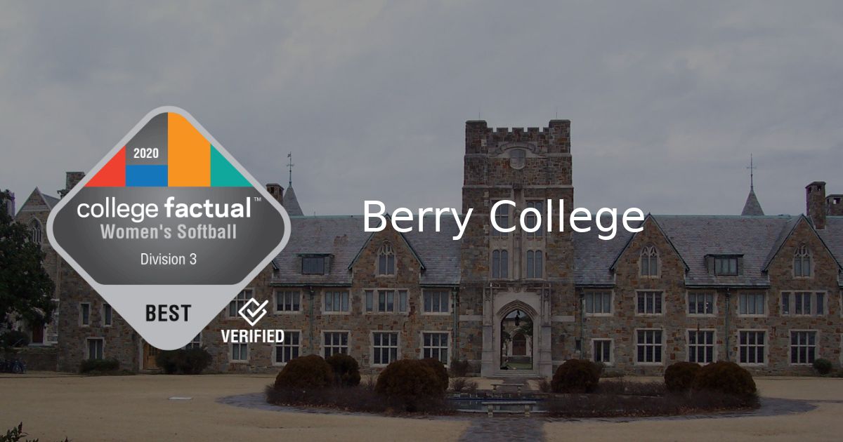 Berry College’s Division III Women's Softball Receives High Rankings in