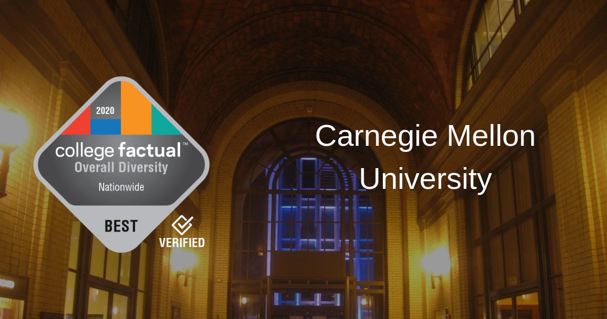Carnegie Mellon Diversity Ranking in 2020