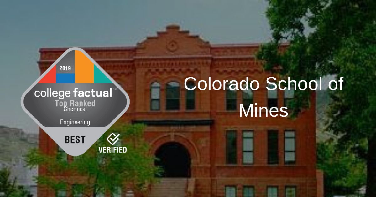 Mines Earns 5 Ranking for Chemical Engineering Program in 2019