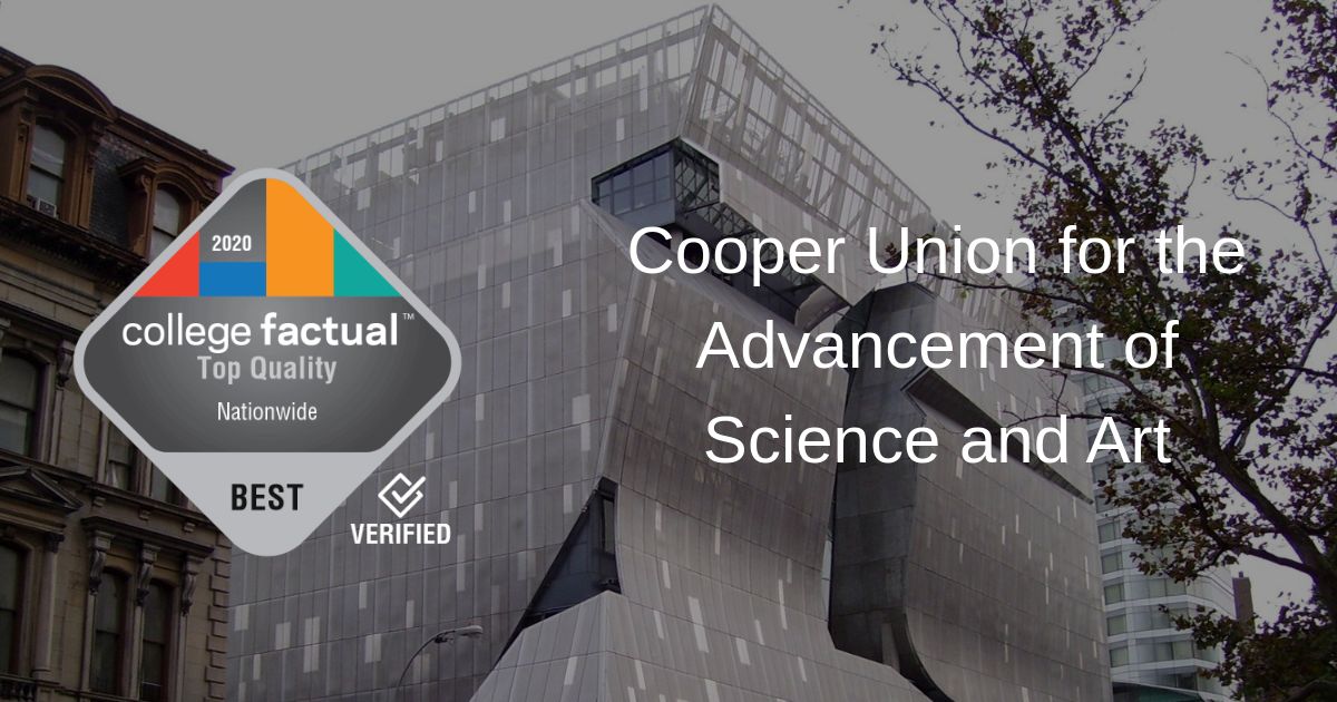 Cooper Union for the Advancement of Science and Art Earns High Ranking