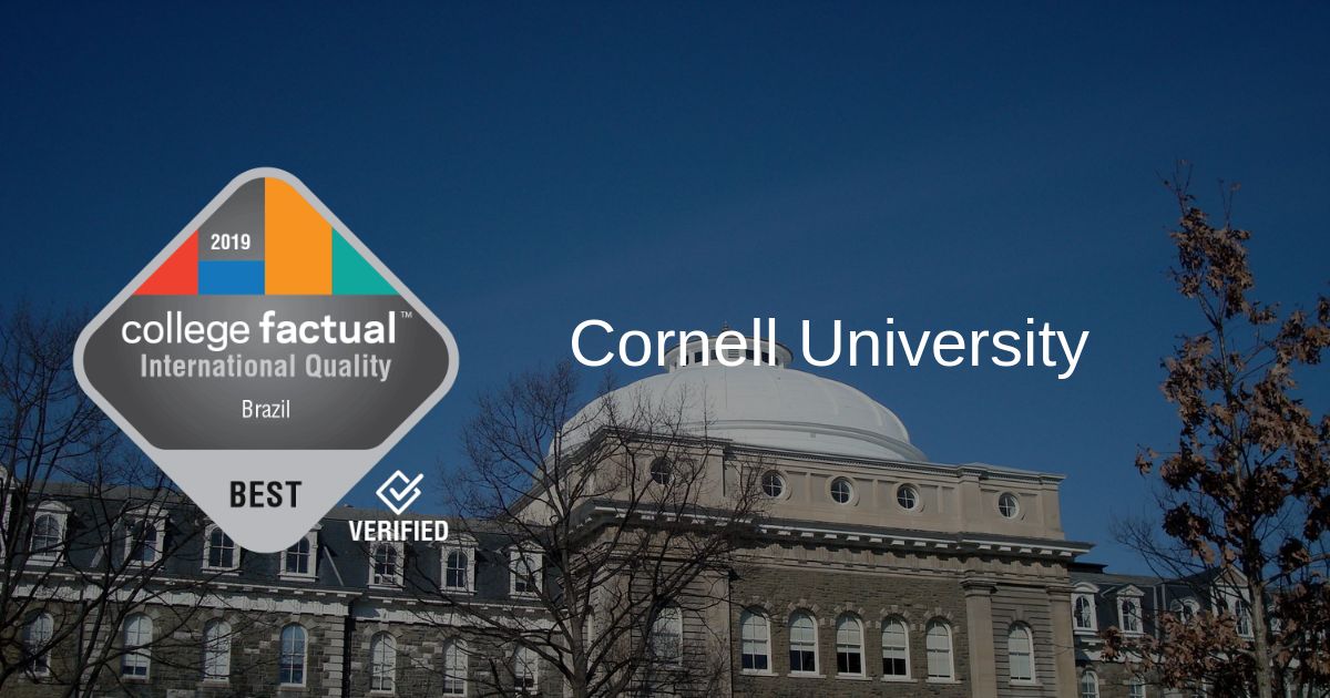 Cornell a Top 20 College for Students from Brazil