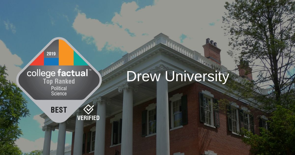 Drew Ranks 3 for Best Political Science Programs in New Jersey in 2019