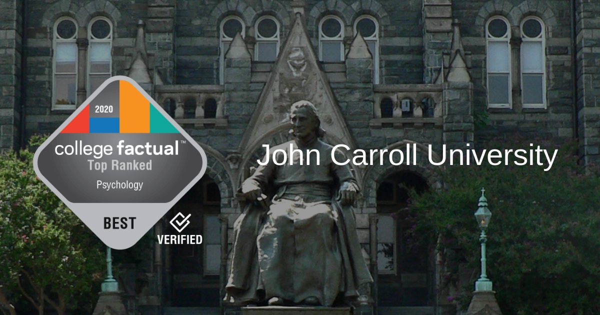 John Carroll Highlighted In 2020 Best Schools For Psychology