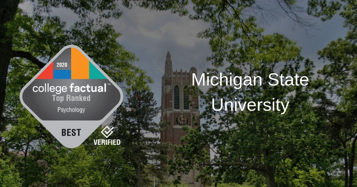 Michigan State Ranks 1 for Best Schools for Psychology in Michigan in