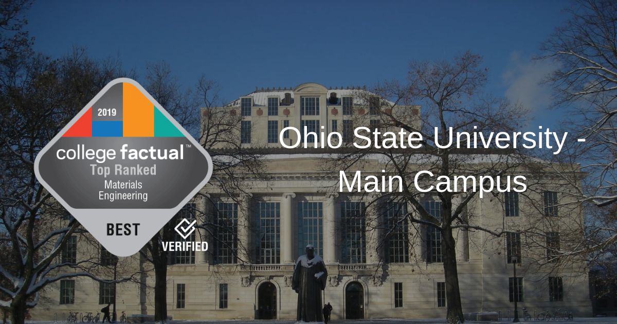 Ohio State Ranks 1 for Best Schools for Materials Engineering in Ohio