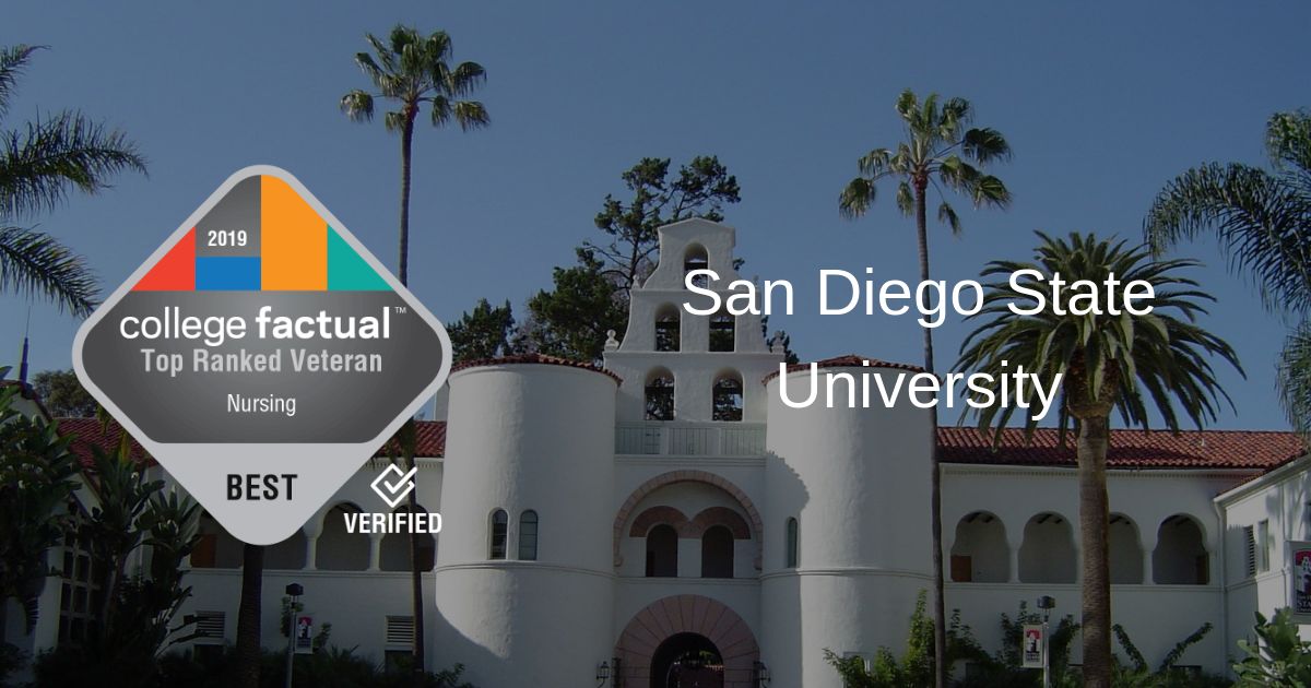 SDSU Top 100 Best Nursing School for Veterans in 2019